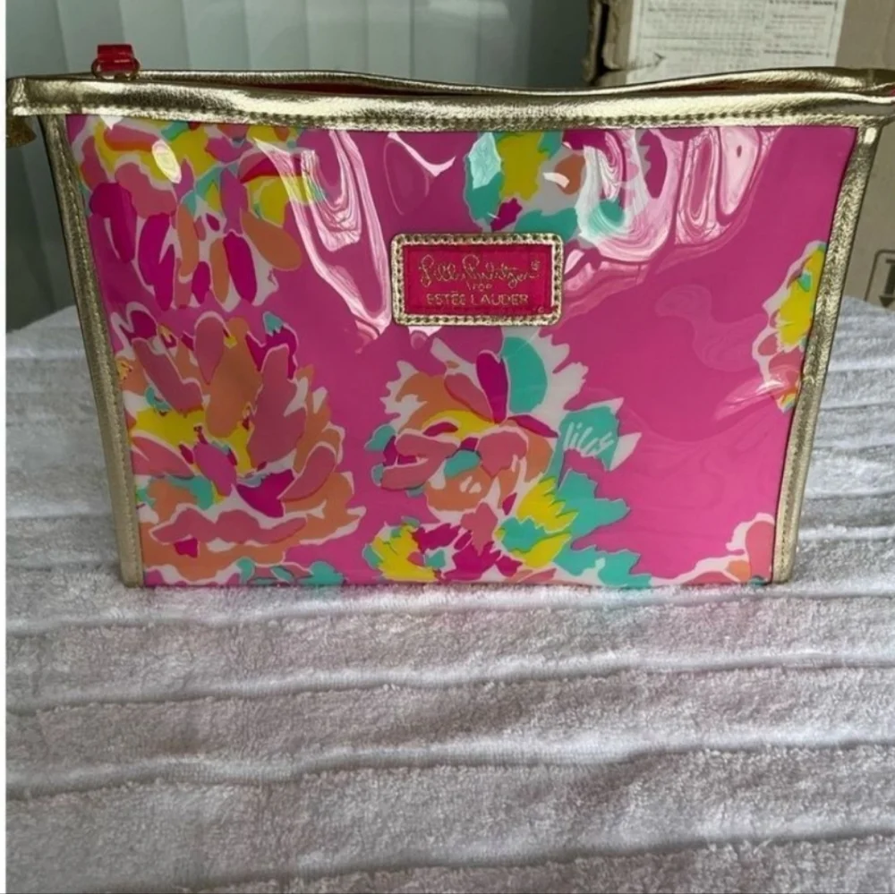 Lilly Pulitzer x Estée Lauder  Floral Make Up Bag - NWOT